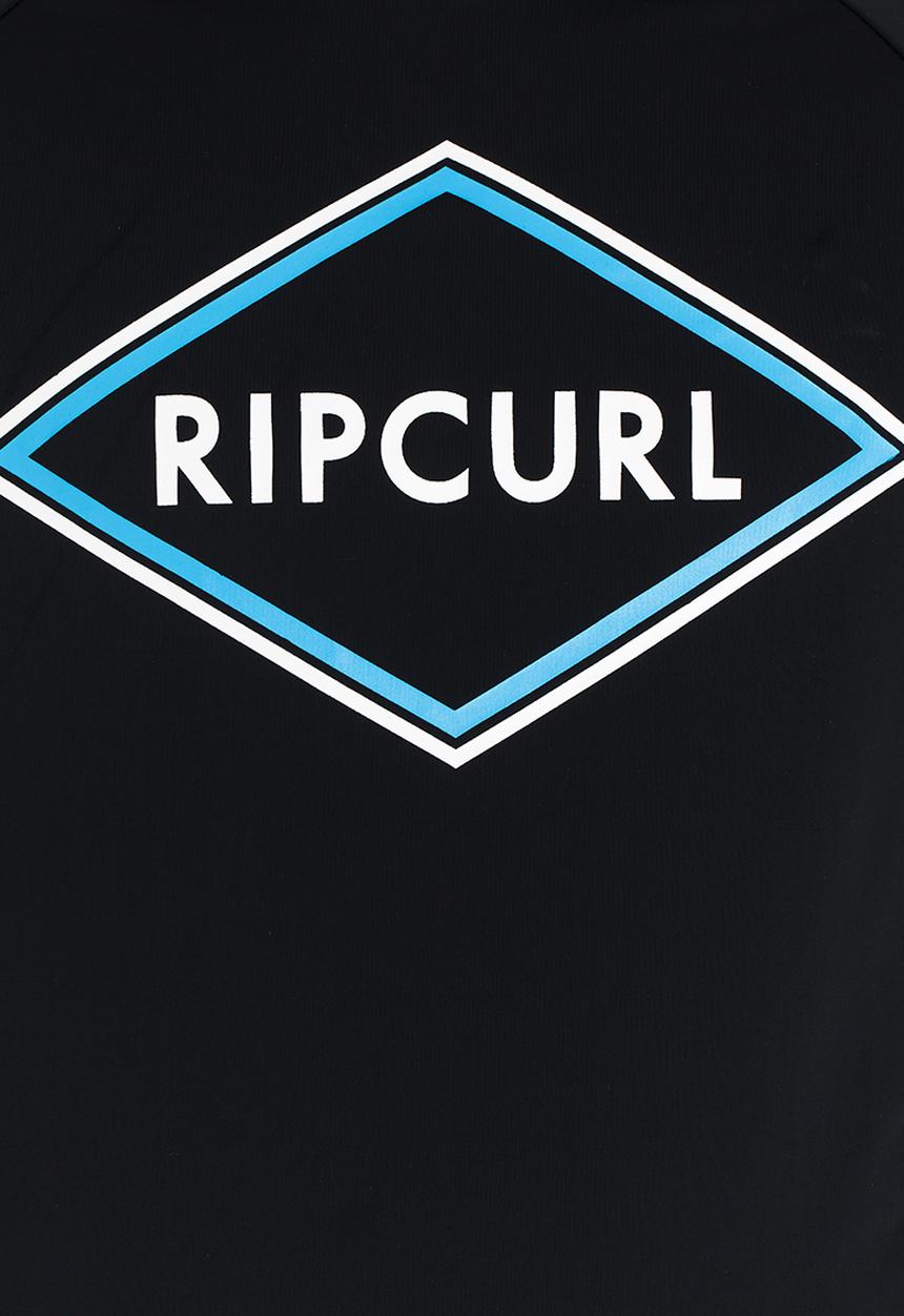 Rip Curl - Diamond Stripe Rashie Black