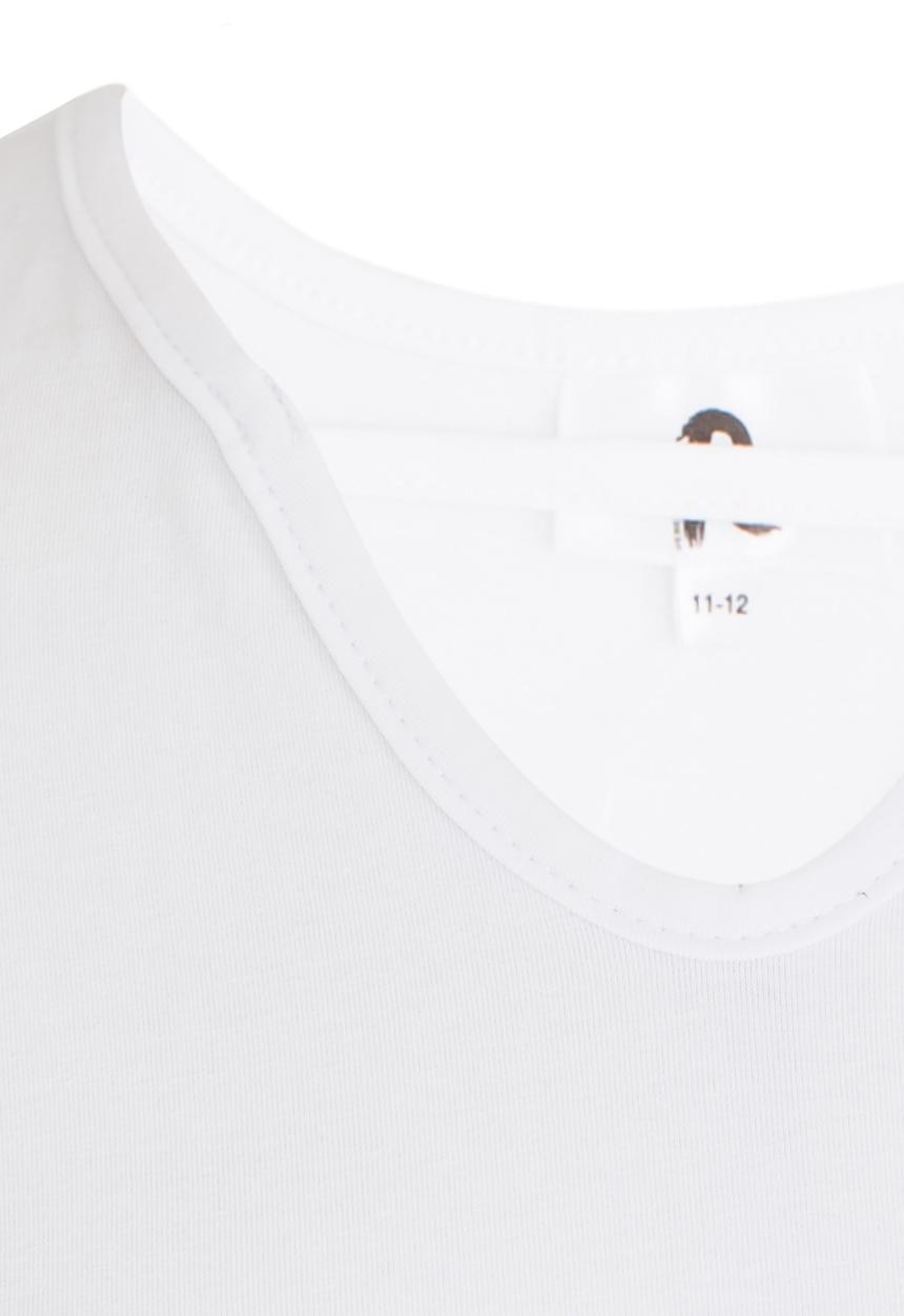 Rebel Republic - V-neck Knit Top White