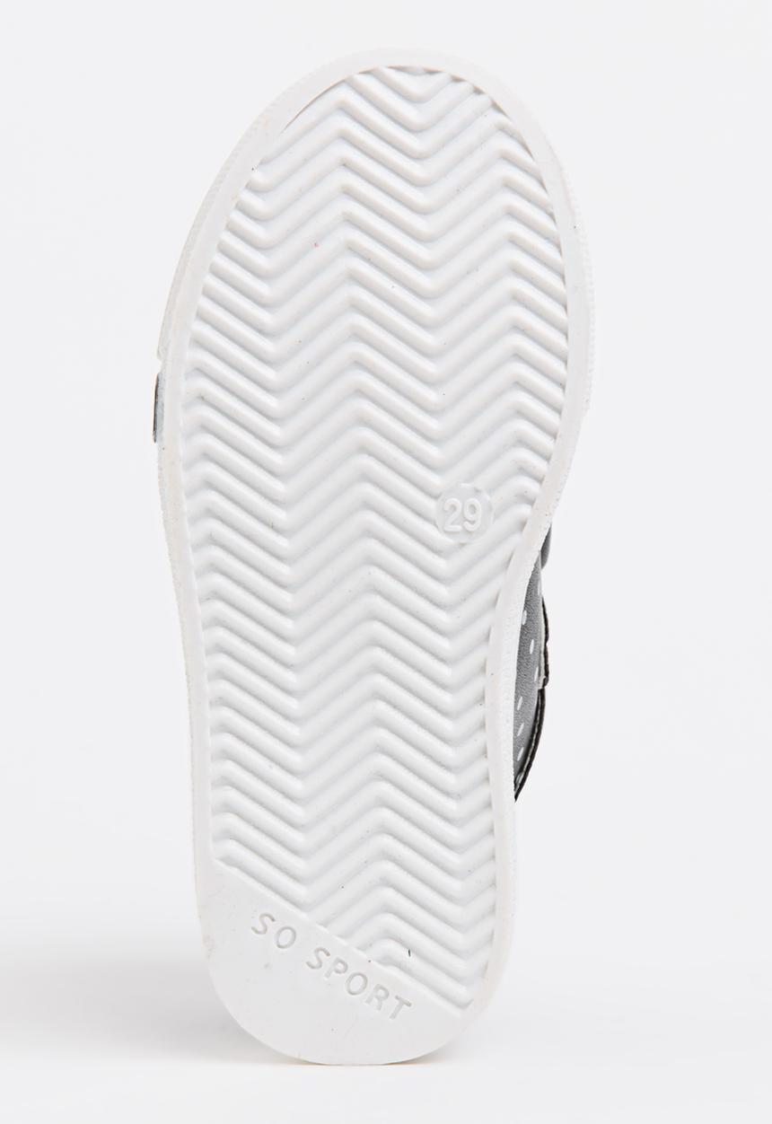 Pop Candy - Girls Polka Dot  Sneaker Black