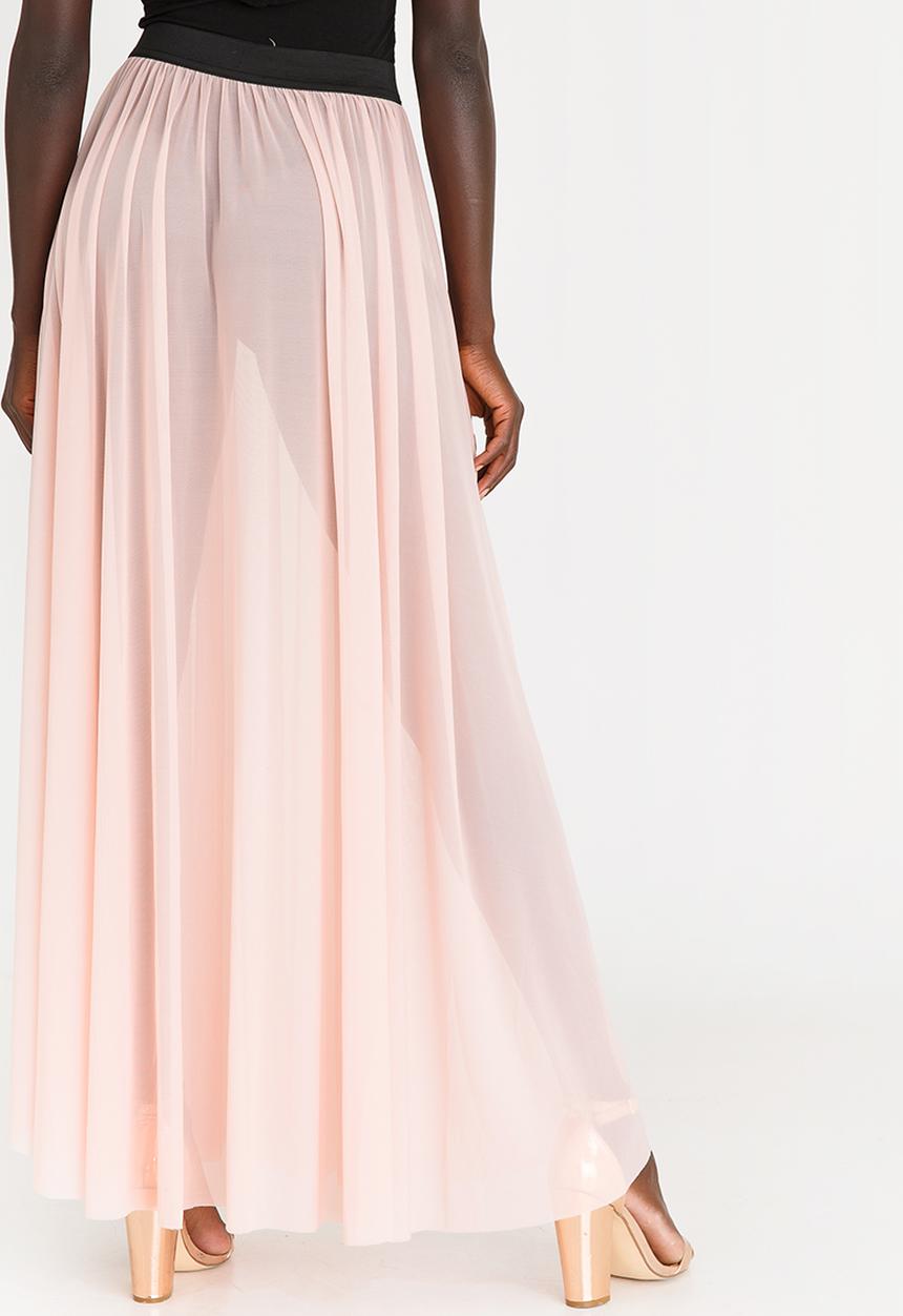 STYLE REPUBLIC - Volume Maxi Skirt Pale Pink