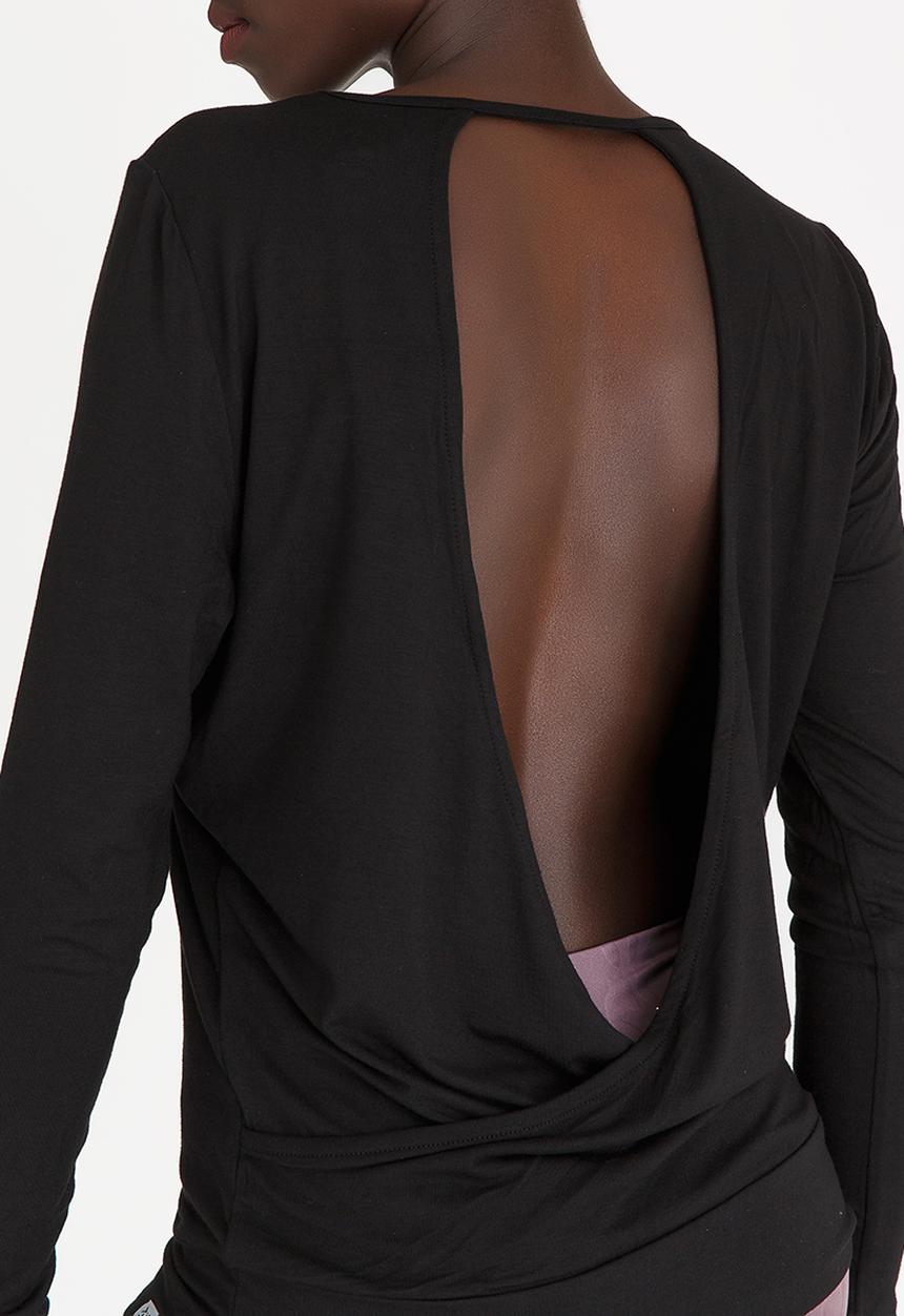 ONLY - Lena Yoga Long Sleeve Tee Black