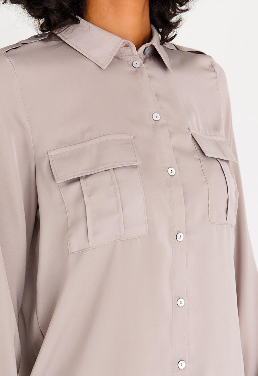 ONLY - Iriga Utility Shirt Beige