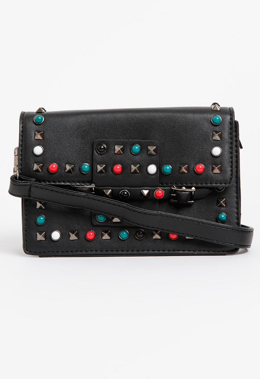 STYLE REPUBLIC - Studded Slingbag Black