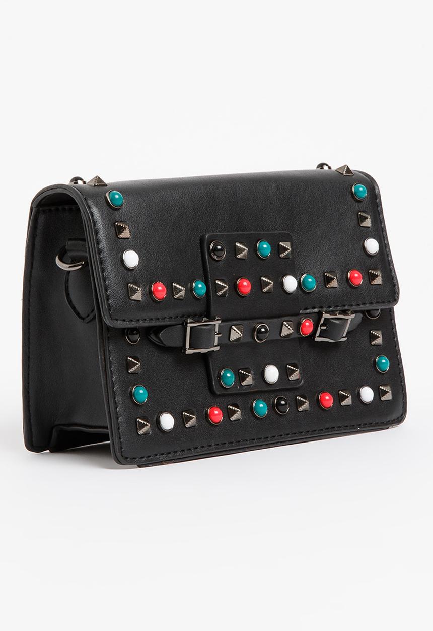 STYLE REPUBLIC - Studded Slingbag Black