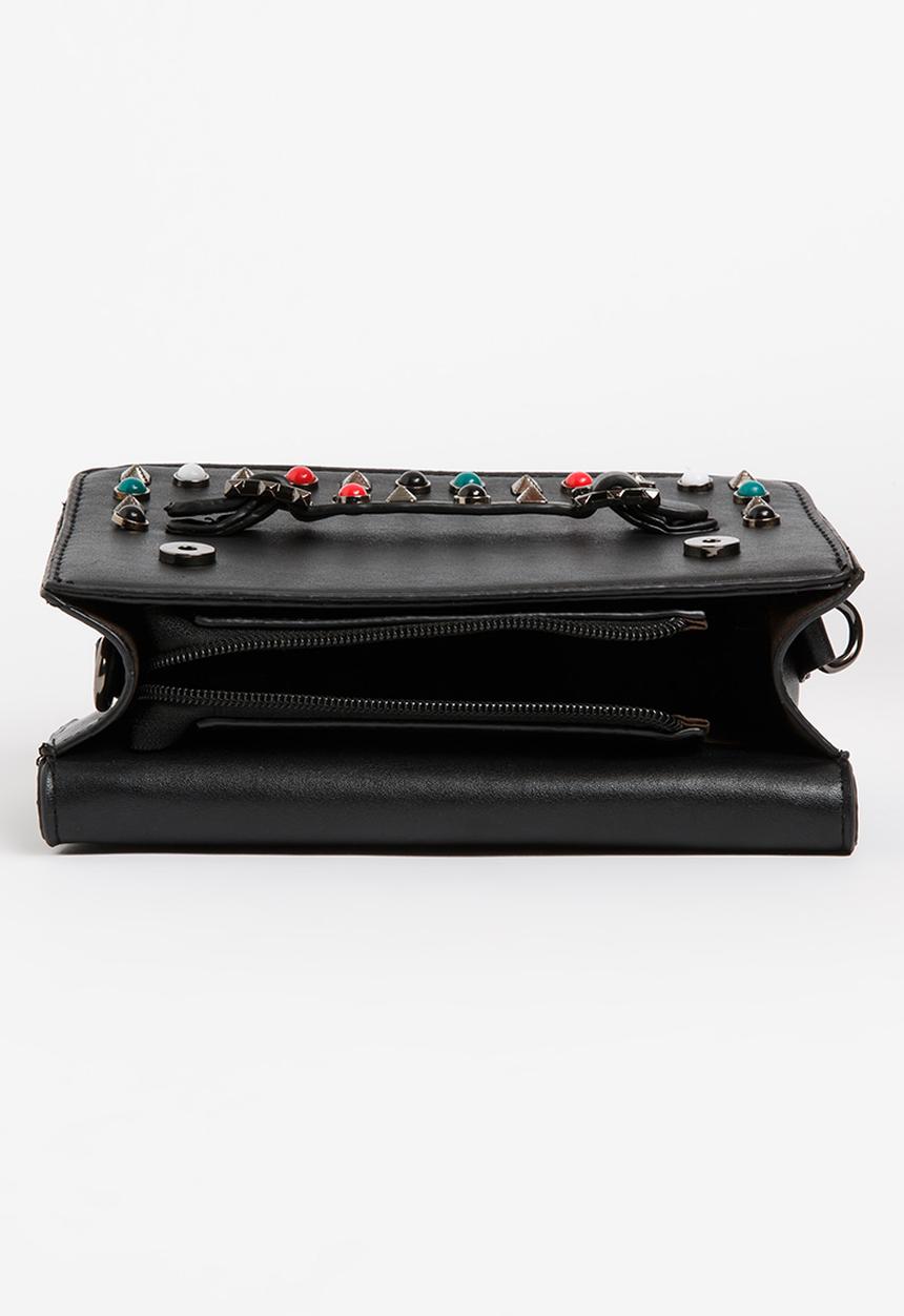 STYLE REPUBLIC - Studded Slingbag Black