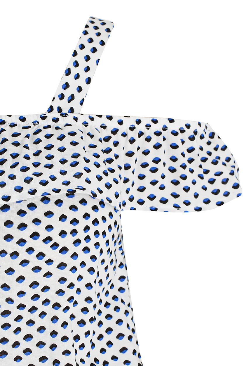 Rebel Republic - Woven Bardot Dress Multi-colour