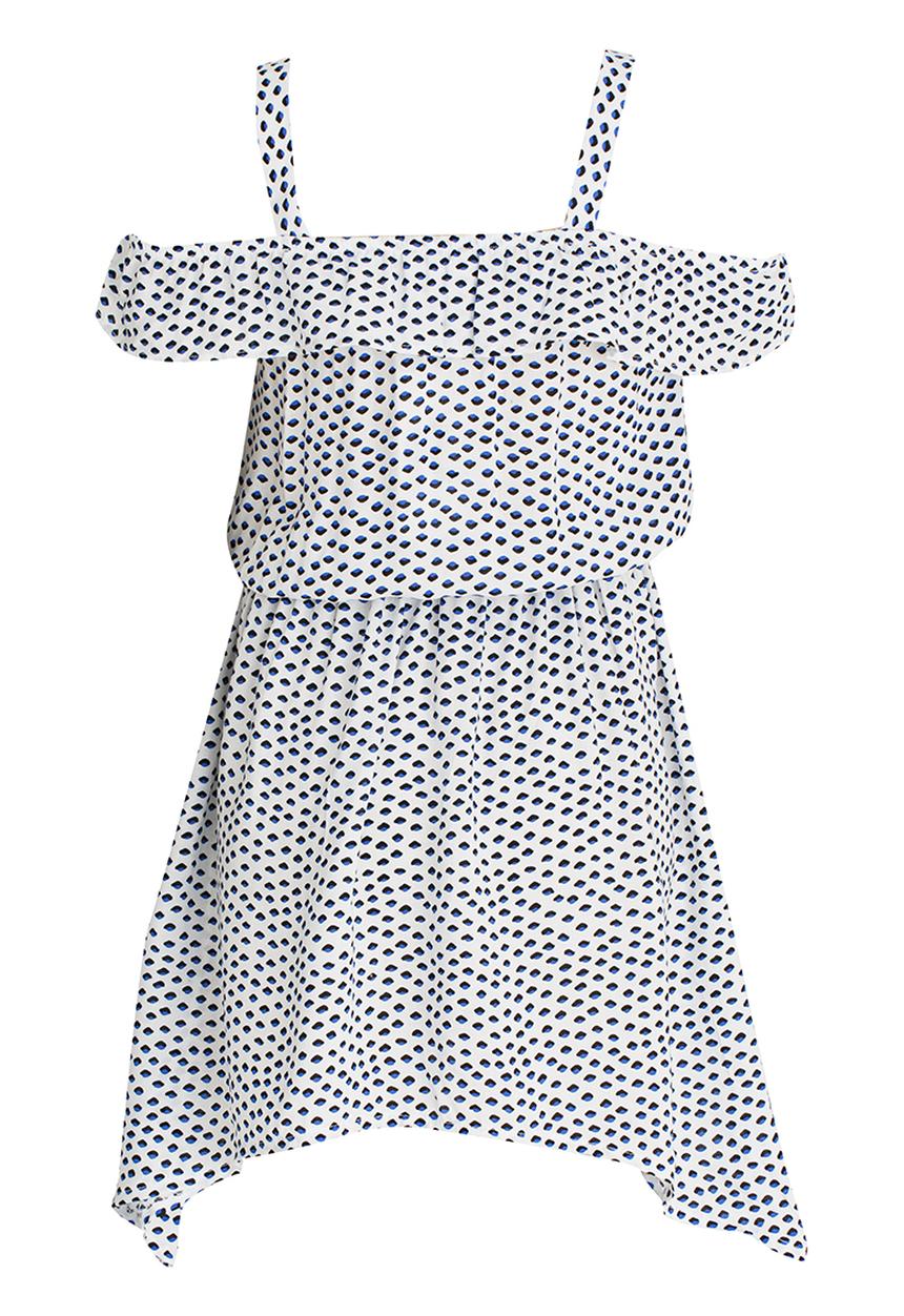 Rebel Republic - Woven Bardot Dress Multi-colour