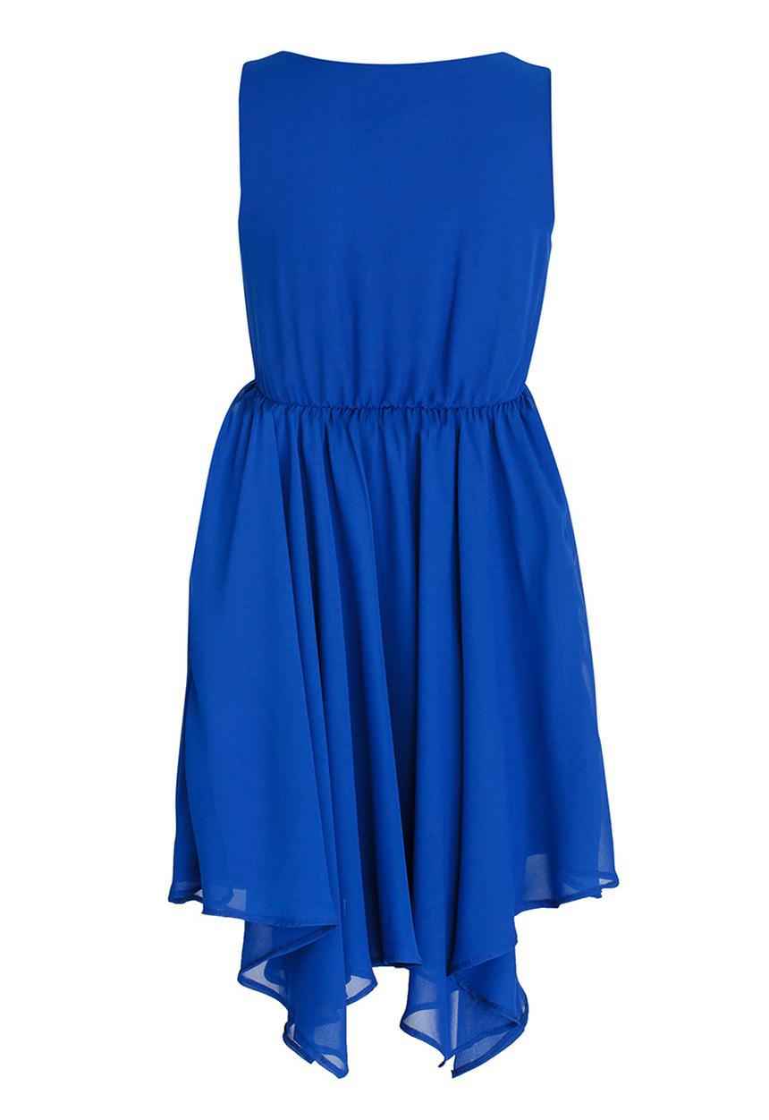 Rebel Republic - Hanky Hem Dress Blue