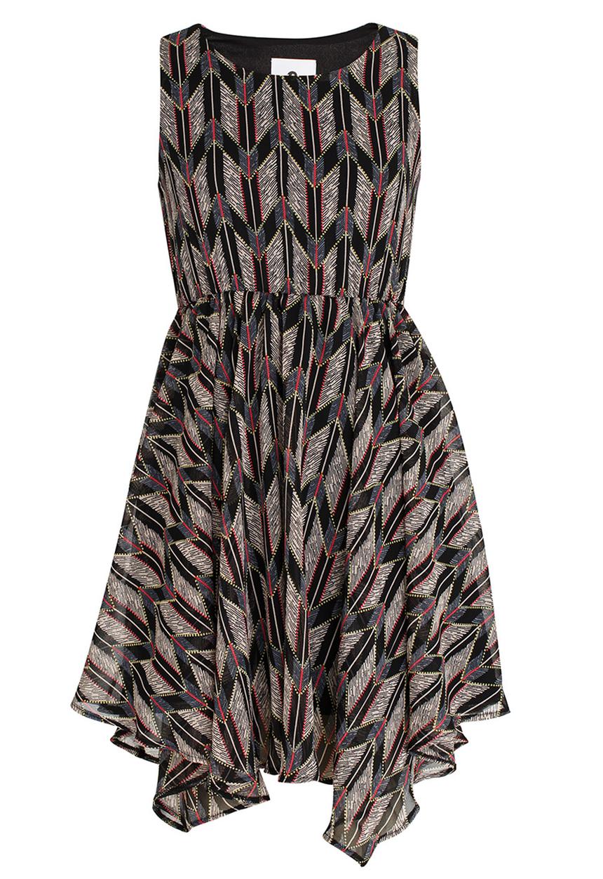Rebel Republic - Hanky Hem Dress Multi-colour