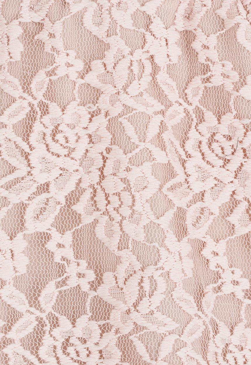 Rebel Republic - Off The Shoulder Top With Back Detail Pale Pink