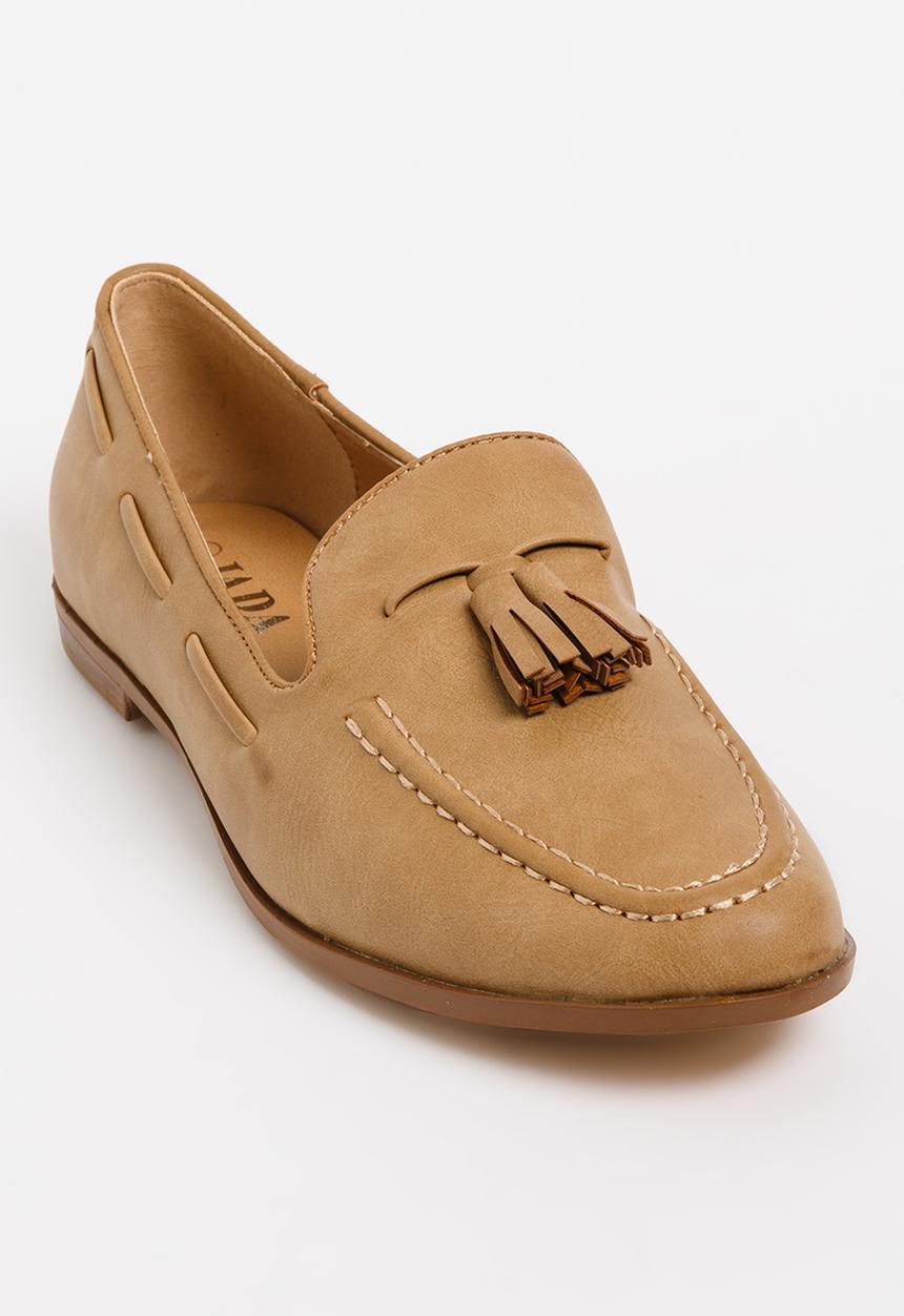 Jada - Tassel Detail Loafers Tan