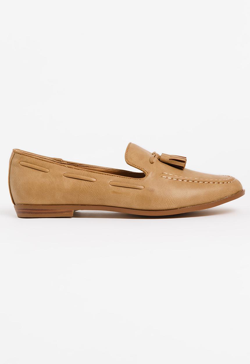 Jada - Tassel Detail Loafers Tan