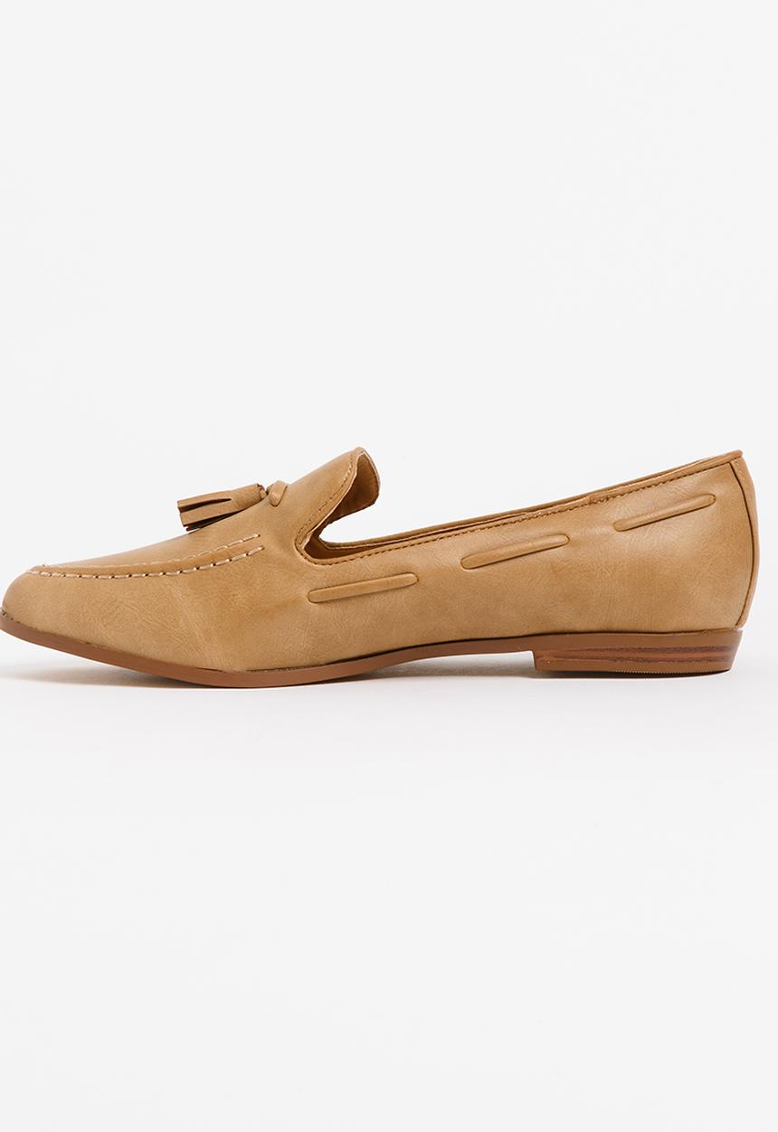 Jada - Tassel Detail Loafers Tan