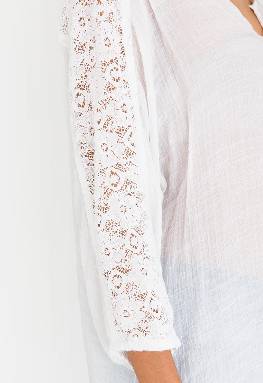 edit - Batwing Blouse White