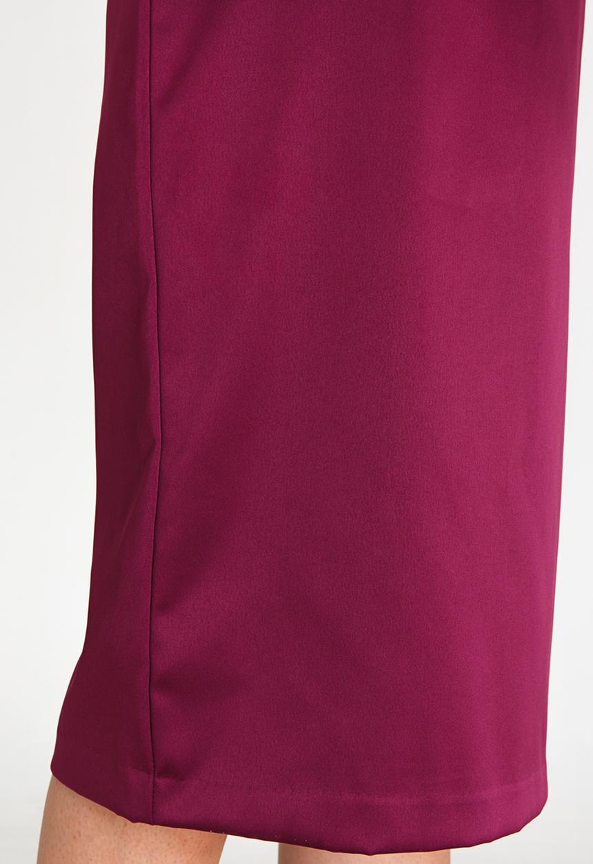 edit - Tailored Pencil Skirt Mid Purple