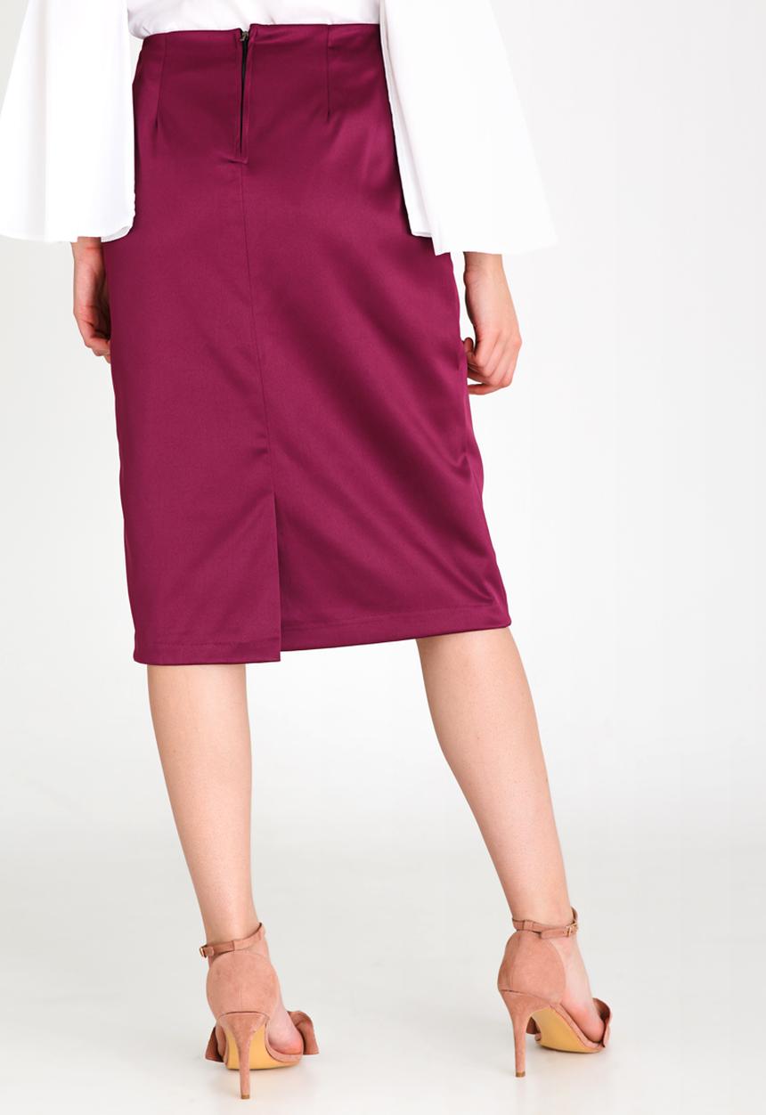 edit - Tailored Pencil Skirt Mid Purple