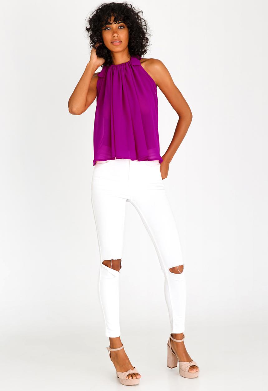 STYLE REPUBLIC - Halter Neck Cami Magenta