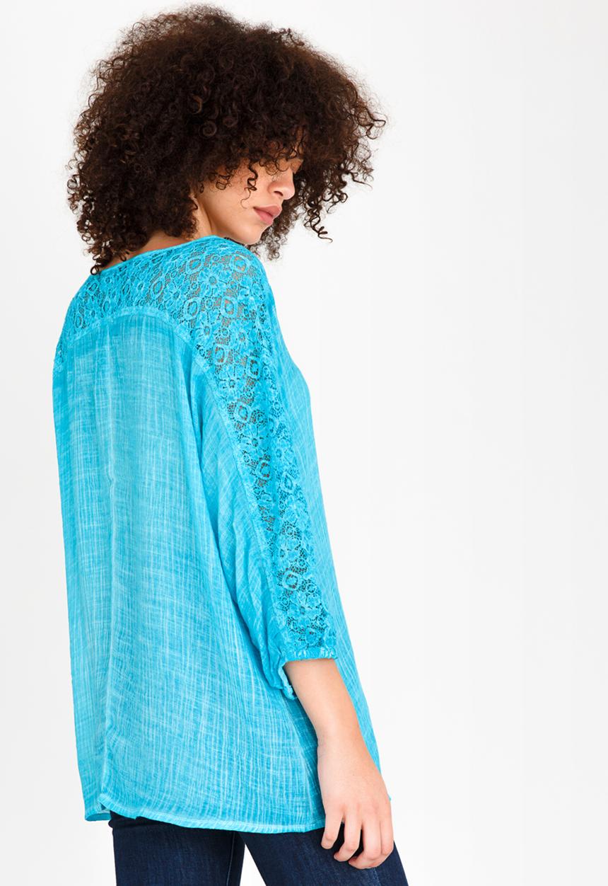 edit - Batwing Blouse Turquoise