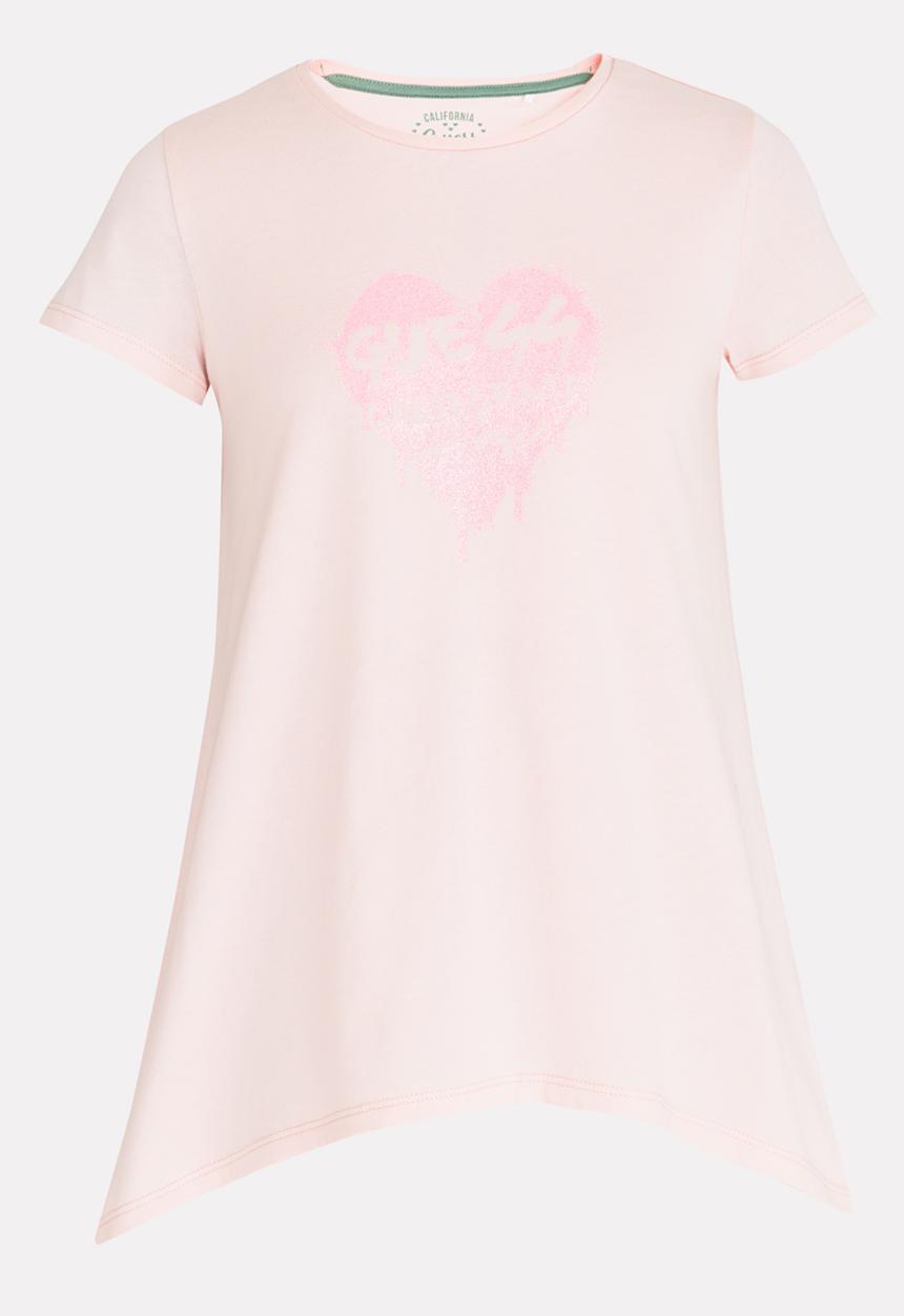 GUESS - Girls CA Heart Tee Pale Pink