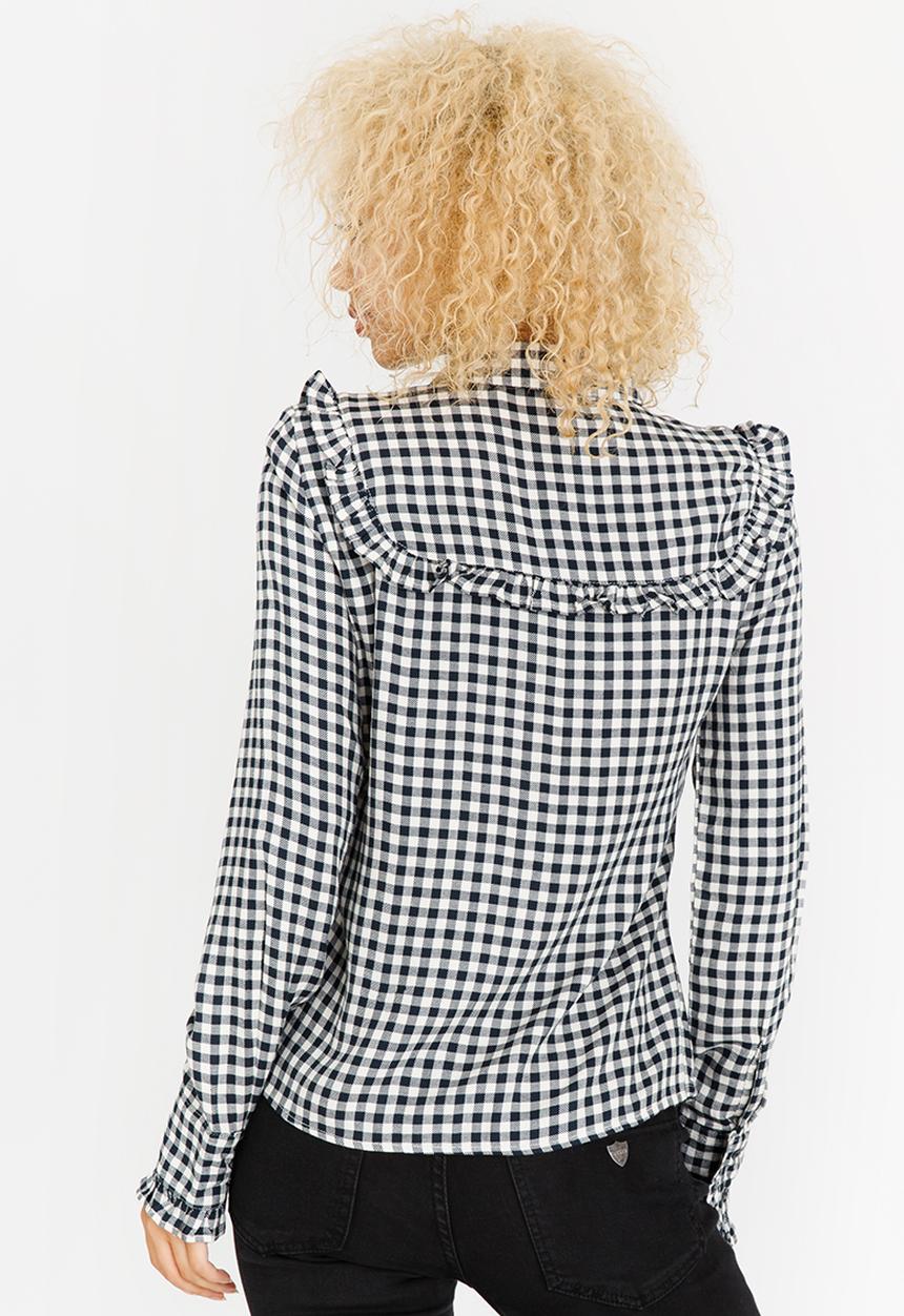 ONLY - Aria Long Sleeve Shirt Navy