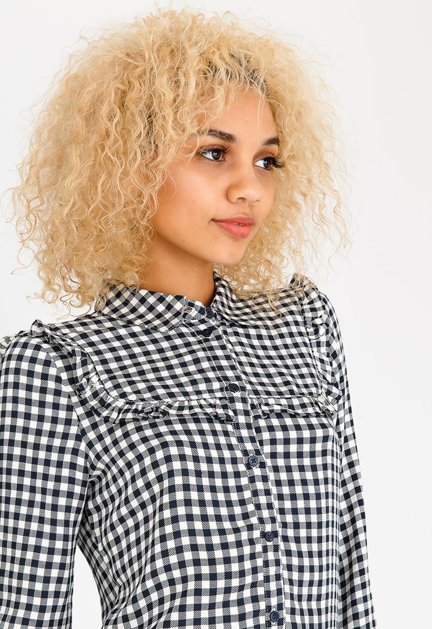 ONLY - Aria Long Sleeve Shirt Navy