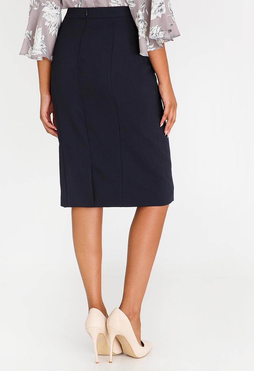 edit - Tailored Pencil Skirt Navy