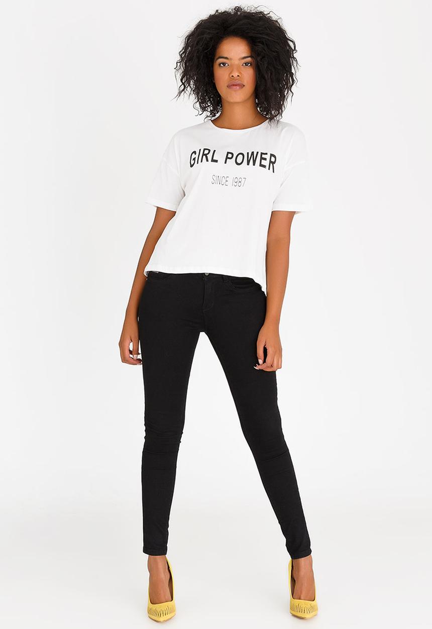 Vero Moda - Since Cropped Top White