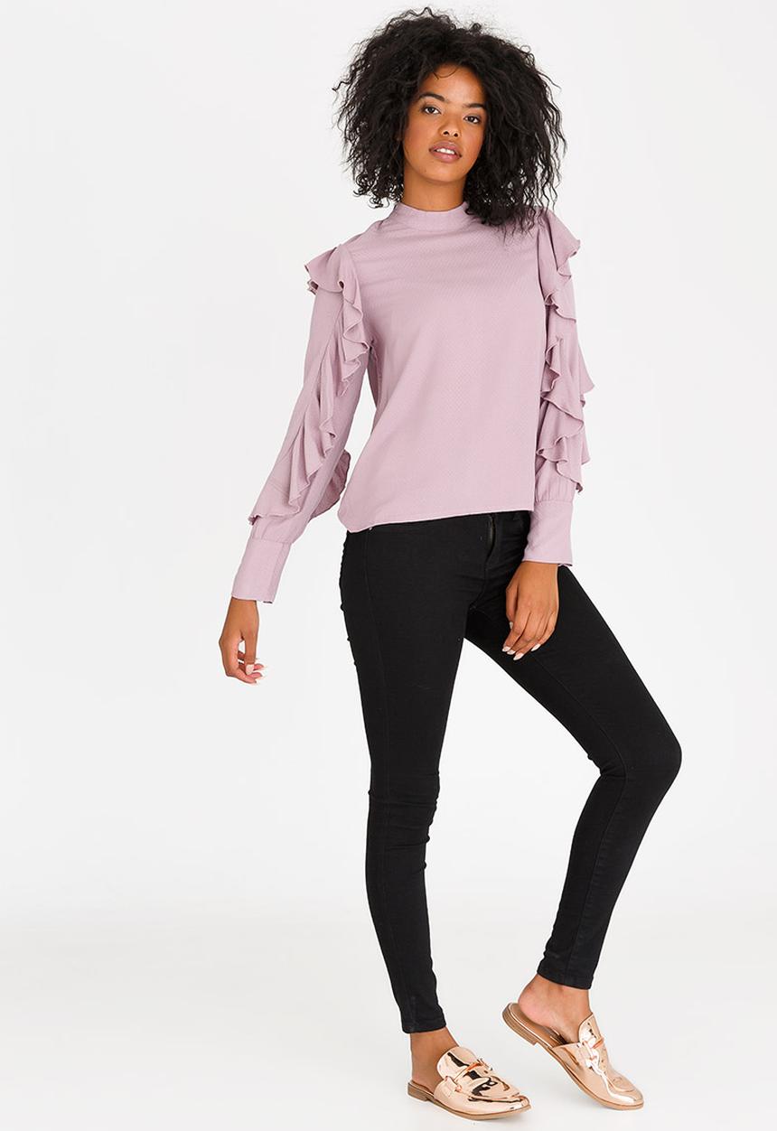 Vero Moda - Manisa Frill Top Mid Purple