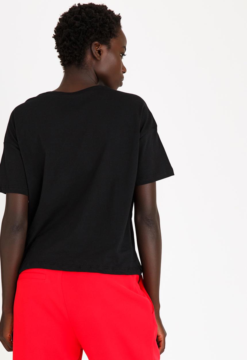 Vero Moda - Since Cropped Top Black