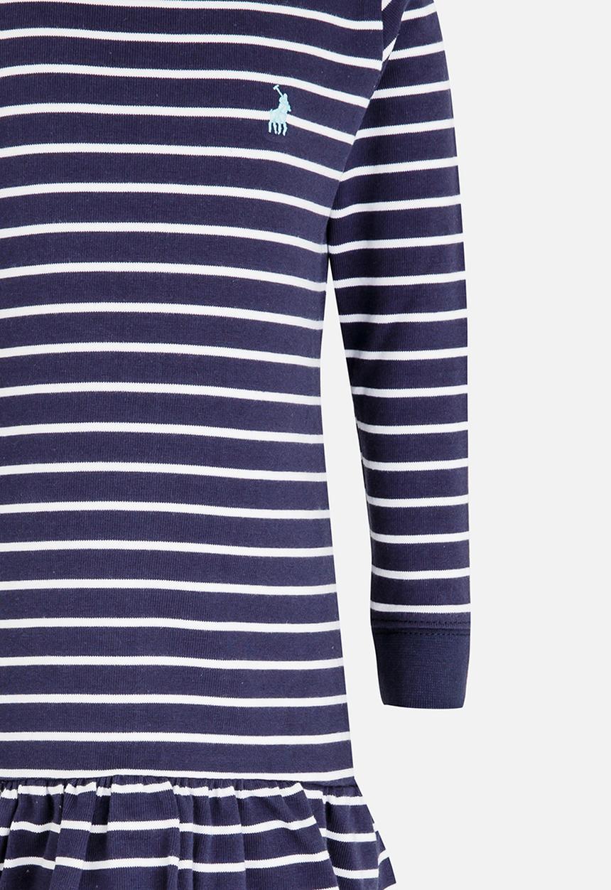 POLO - Alexis LS Striped Dress Navy