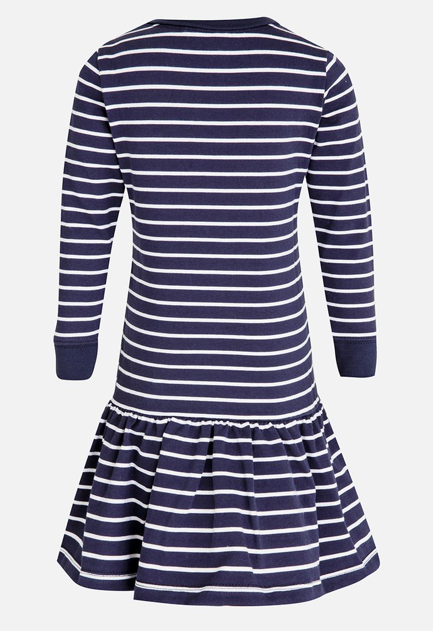 POLO - Alexis LS Striped Dress Navy