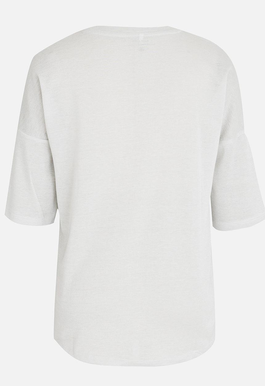 Name It - Glittery Short Sleeve Tee White