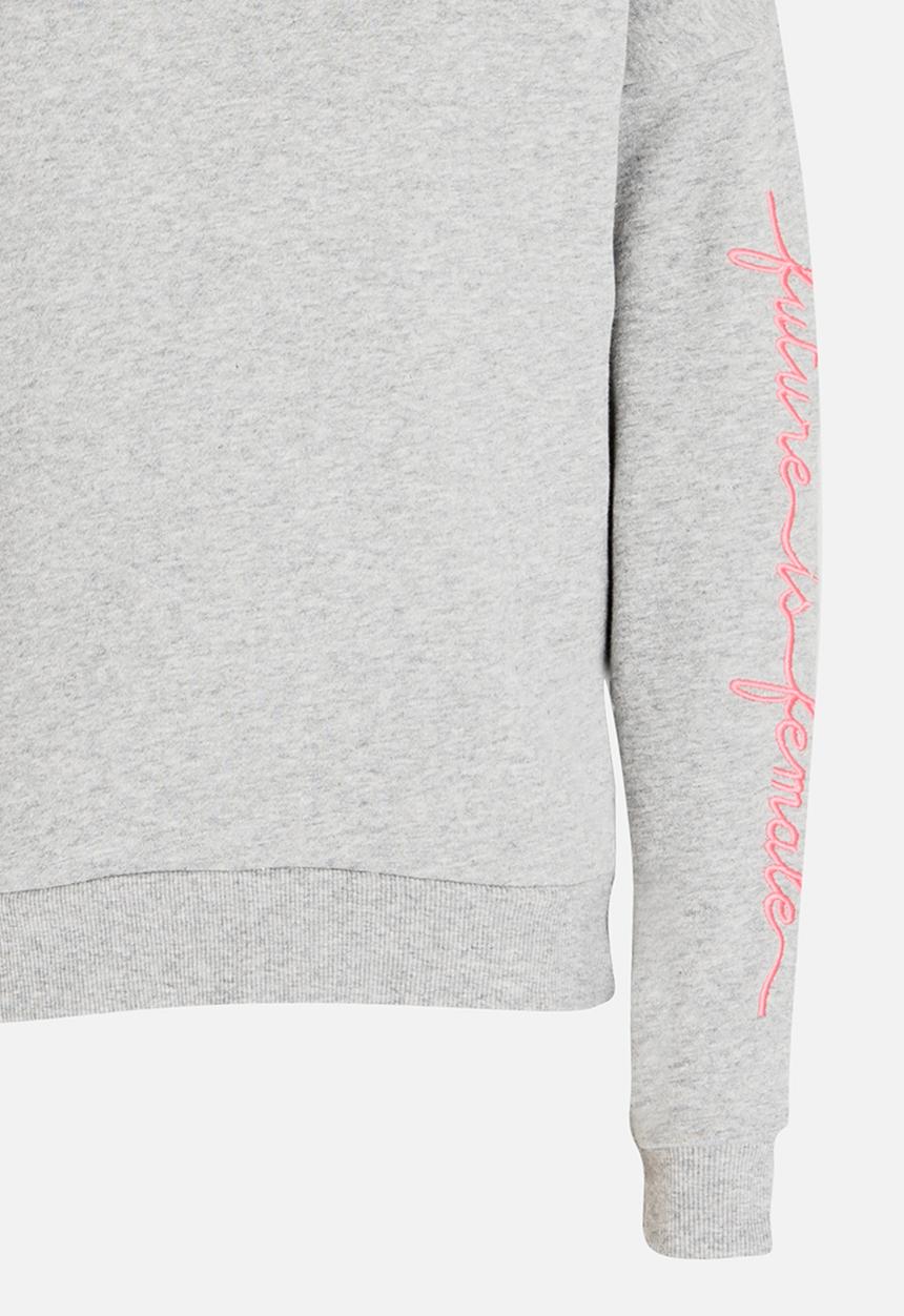 Name It - Long Sleeve  Hoodie Grey