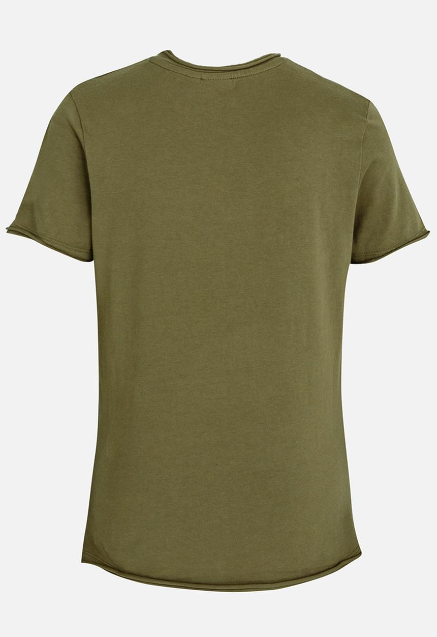 Name It - Printed Tee Khaki Green