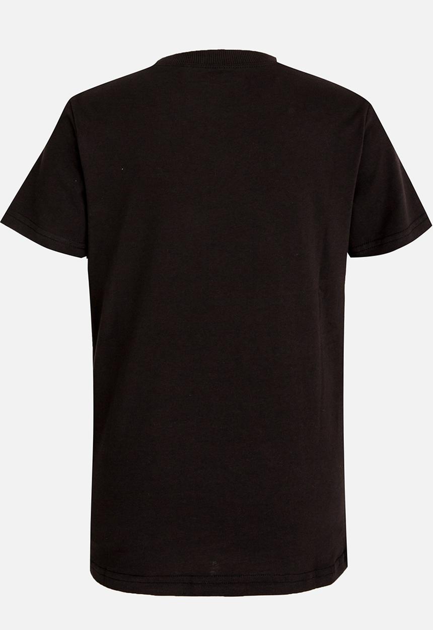 Name It - Printed Short Sleeve Tee Black