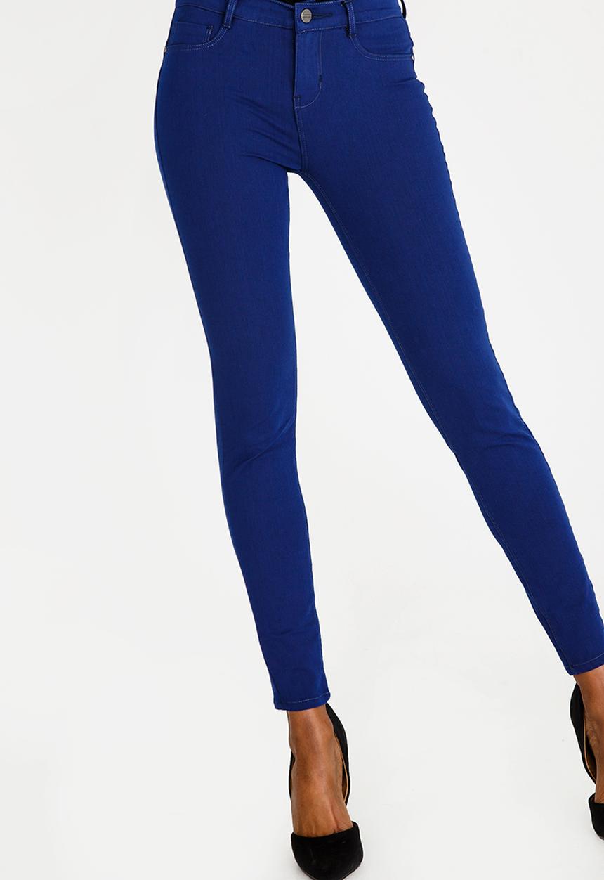 SISSY BOY - Axel 4 way stretch mid rise skinny jeans - blue 