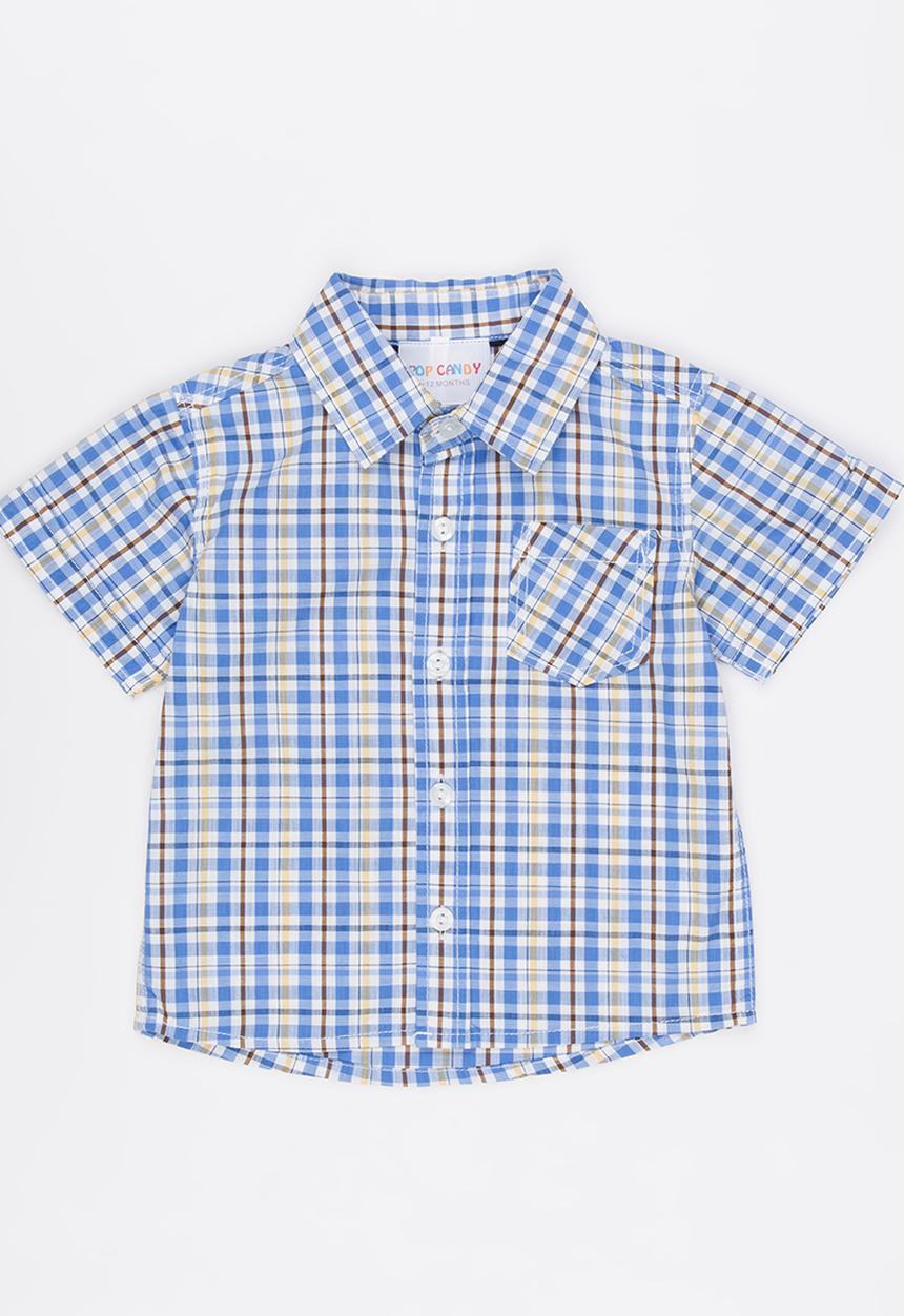 Pop Candy - Short Sleeve  Shirt Blue
