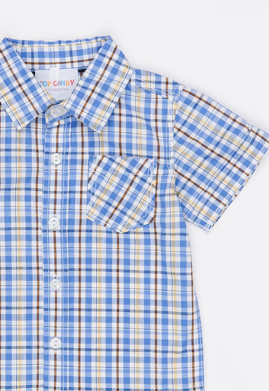 Pop Candy - Short Sleeve  Shirt Blue