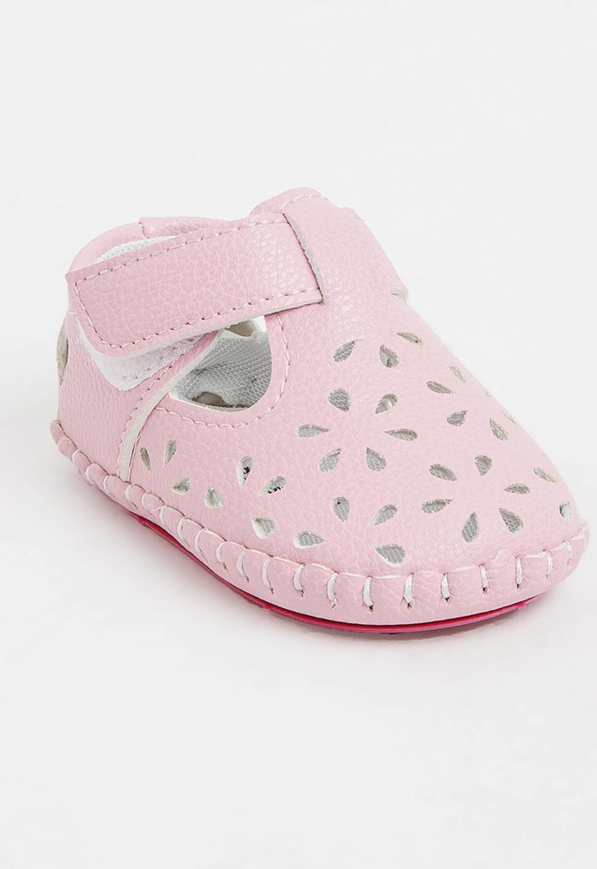 Pop Candy - Velcro Strap Pump Mid Pink