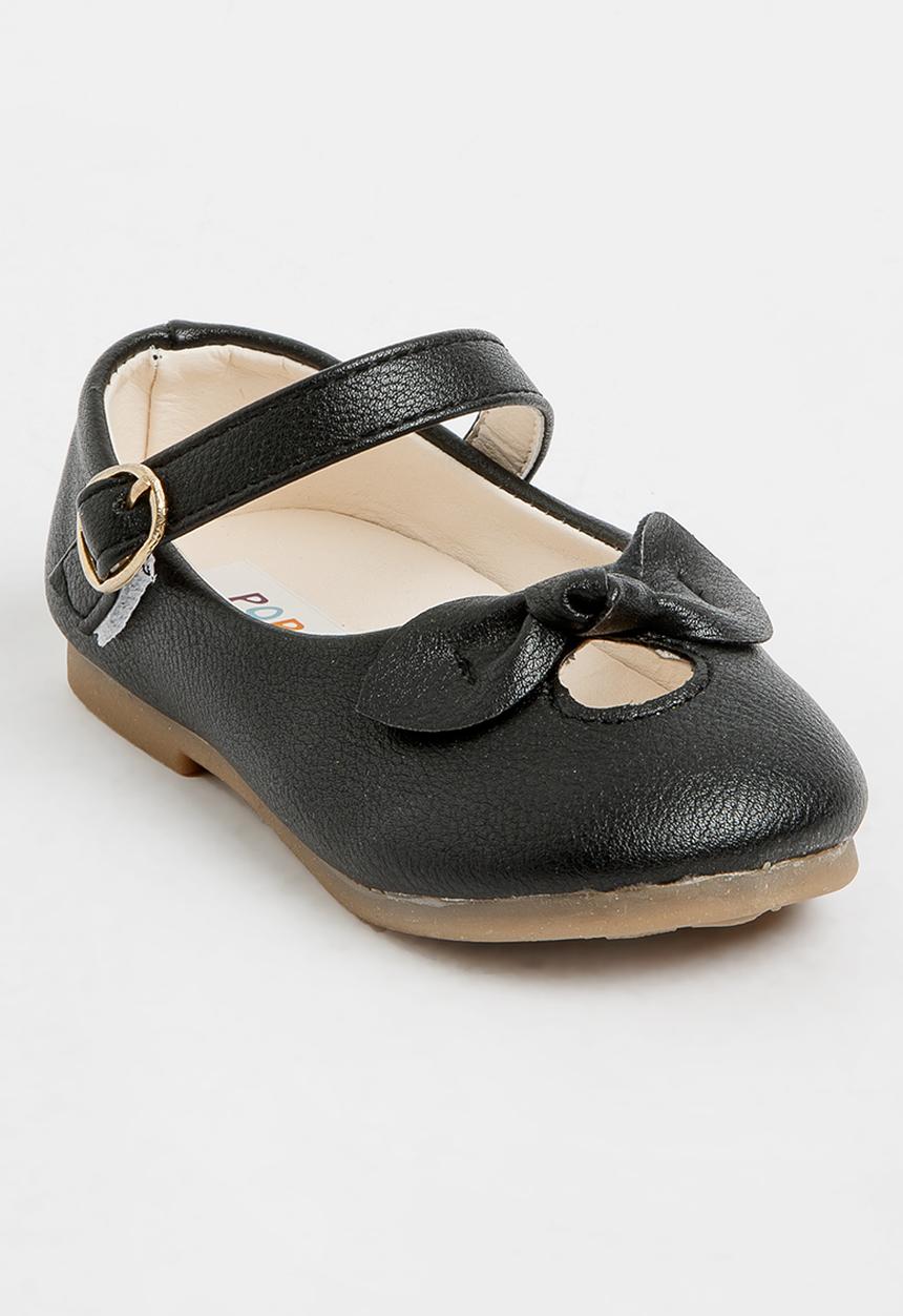 Pop Candy - Pump With Bow Detail Black