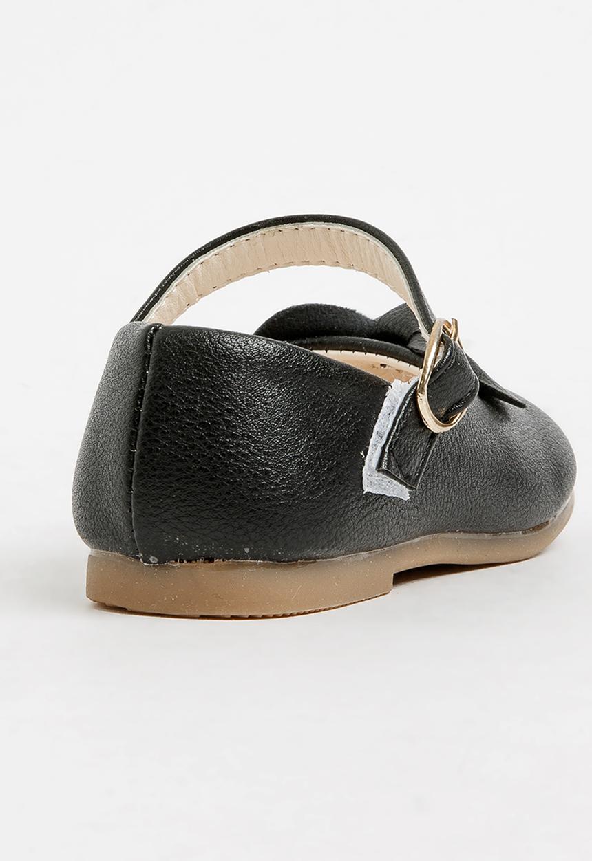 Pop Candy - Pump With Bow Detail Black