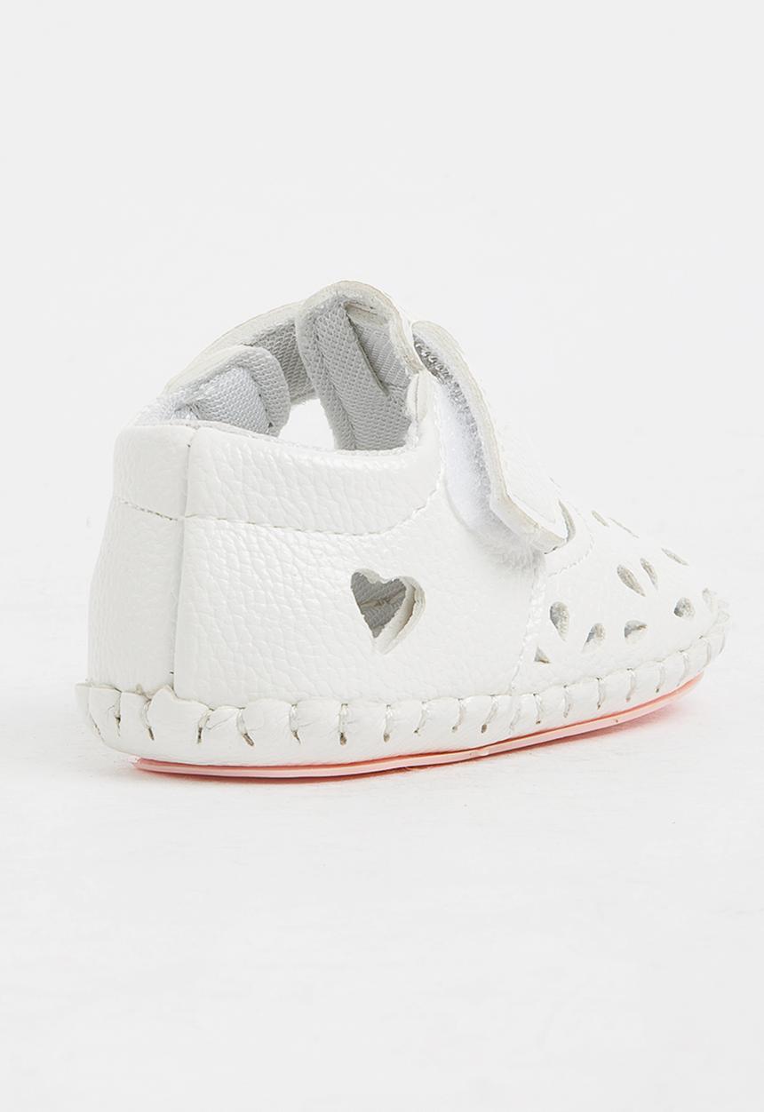 Pop Candy - Velcro Strap Pump Cream