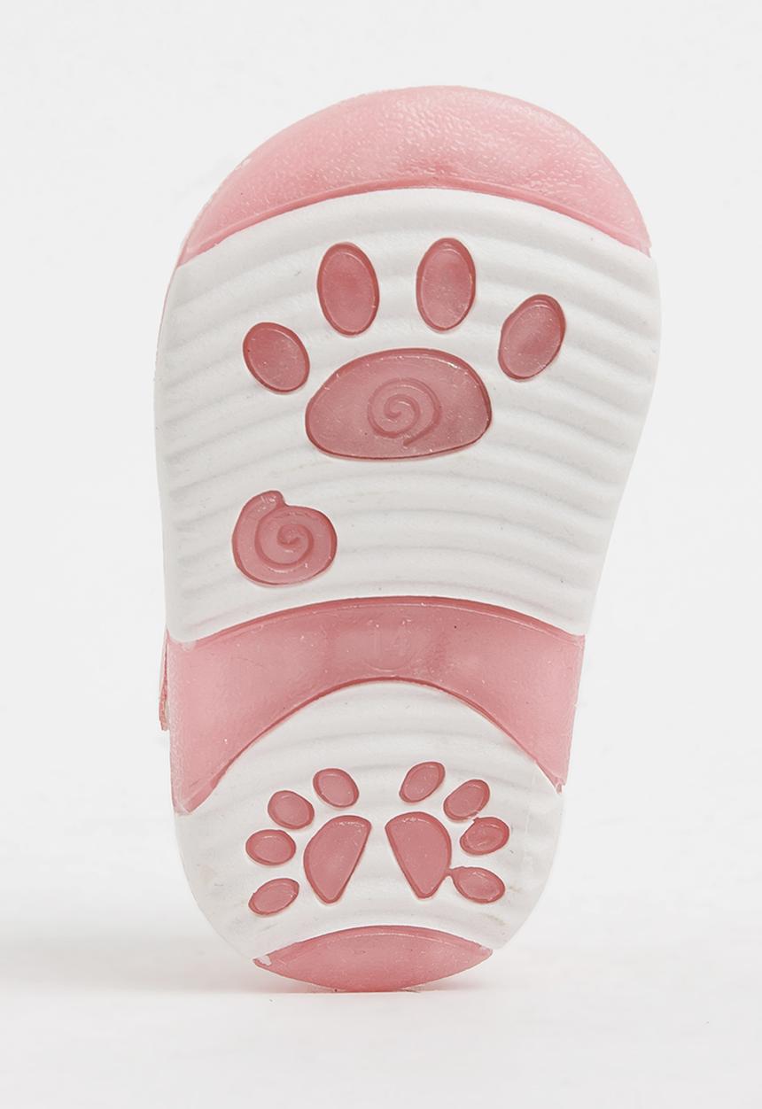 Pop Candy - Flower Printed Pump Mid Pink