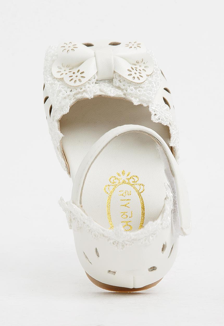 Pop Candy - Pump With Bow Detail Cream