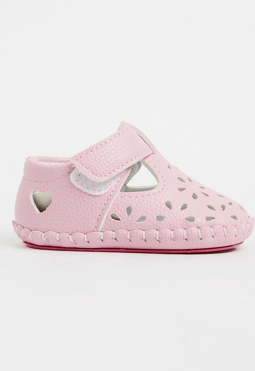 Pop Candy - Velcro Strap Pump Mid Pink