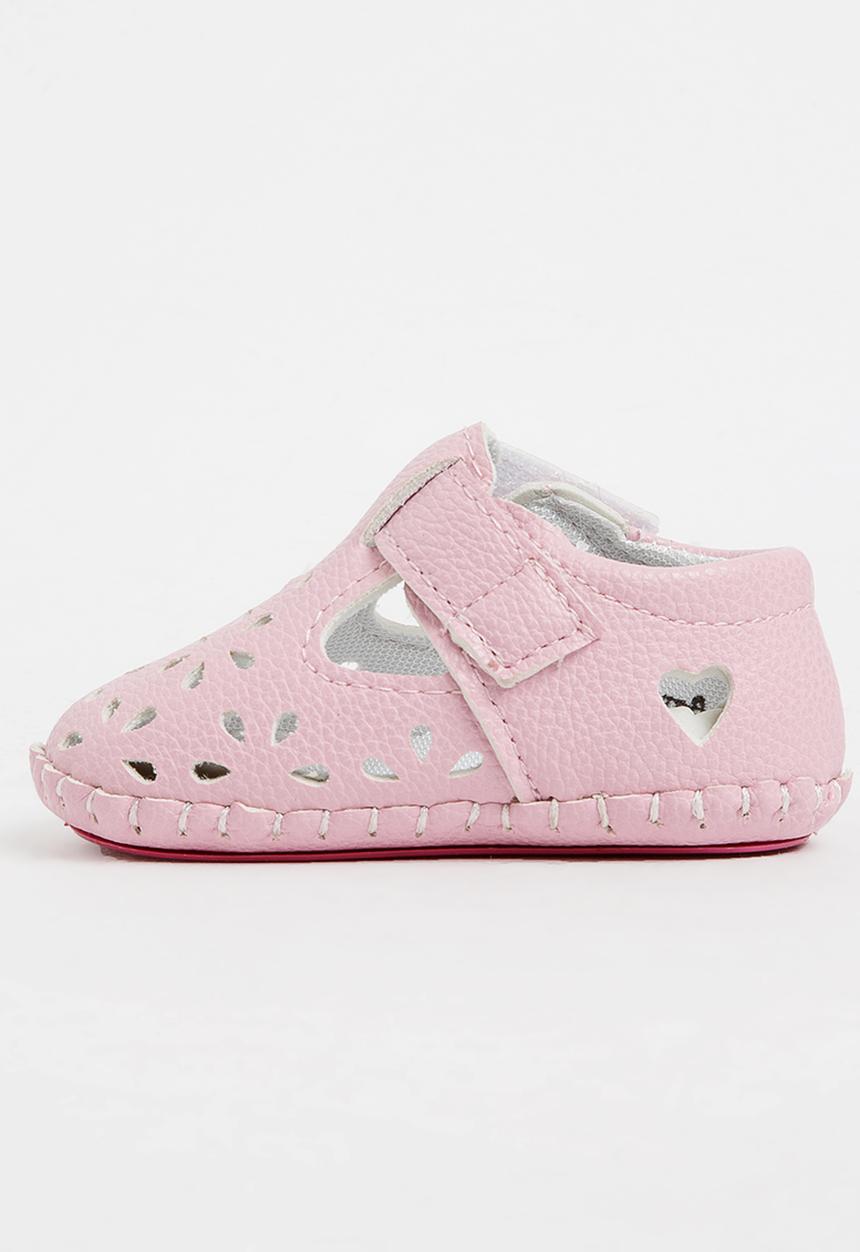 Pop Candy - Velcro Strap Pump Mid Pink