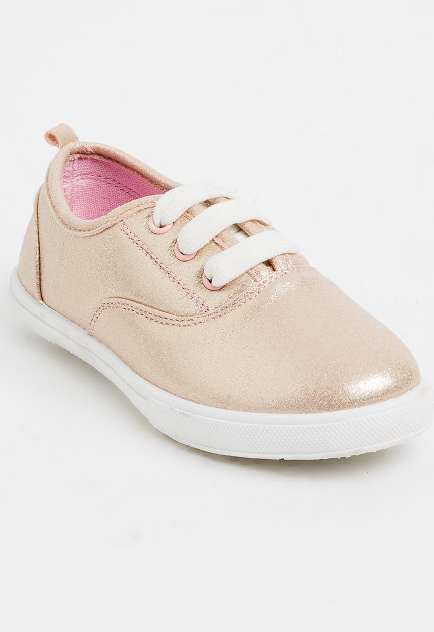 Bubblegummers - Lace Up Sneaker Gold