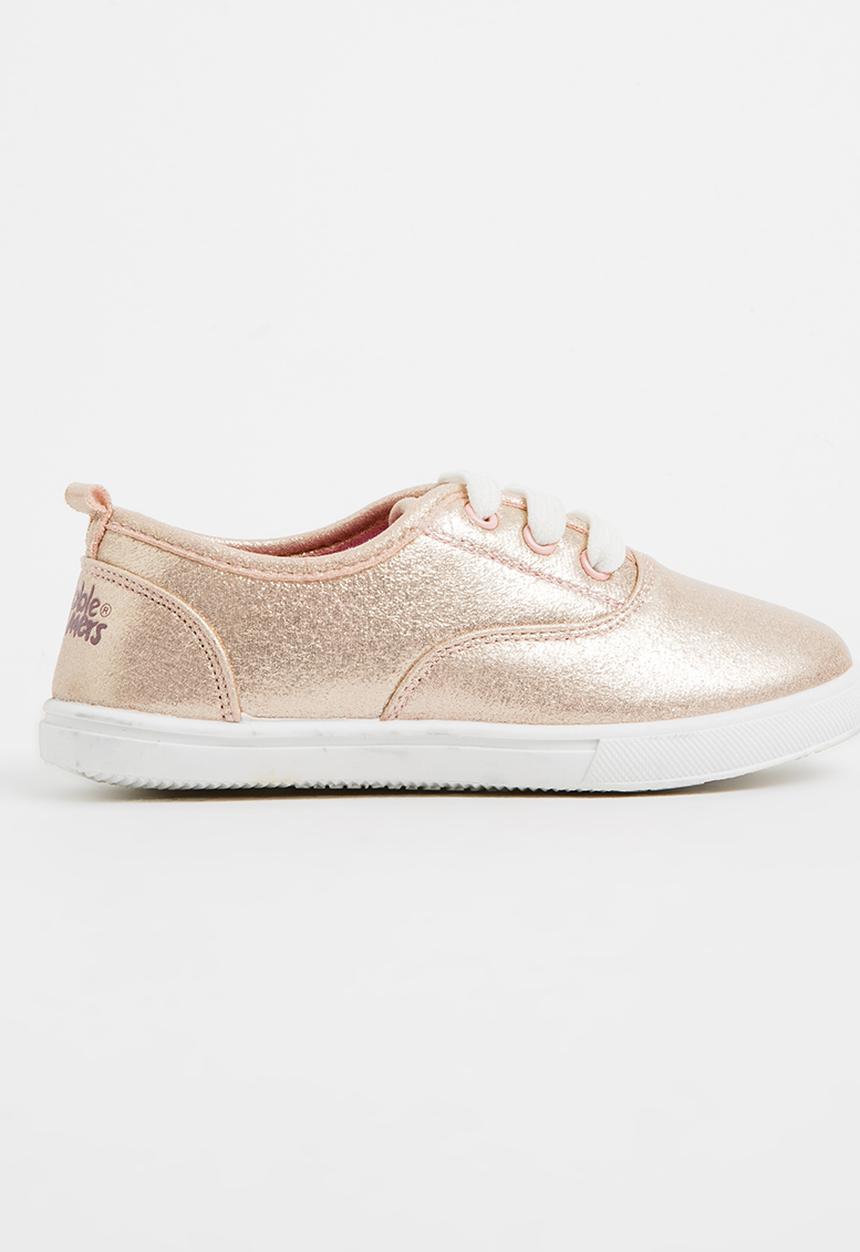 Bubblegummers - Lace Up Sneaker Gold