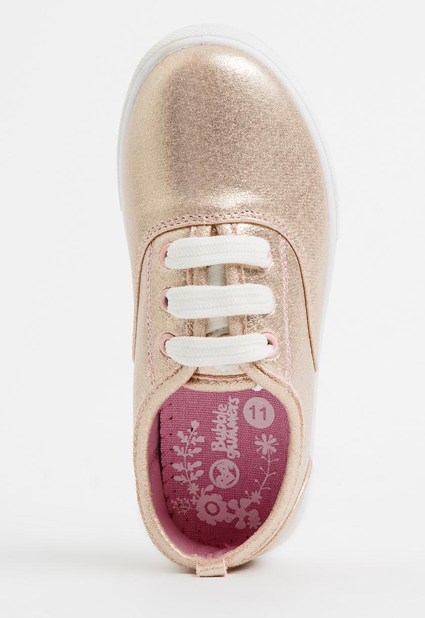Bubblegummers - Lace Up Sneaker Gold
