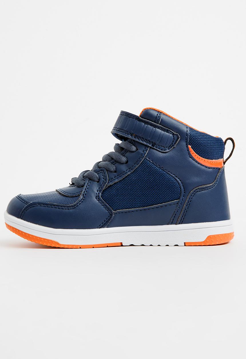 Bubblegummers - High Top Lace Up Sneaker Blue